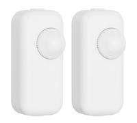 PATIKIL Interrupteur De Lampe Inline, 2pcs Variateur Rotatif Contrôleur De Luminosité LED Commutateur De Cordon De Remplacement Pour Lampe De Table Lampe De Sol Éclairage Suspendu, Blanc