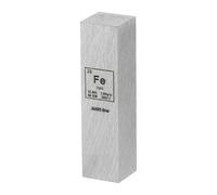 PATIKIL Iron Cube, 0.5x0.5x2" Fe Density Stick High Density Element Rod Unique Metal Cube Periodic Table of Elements Collections Lab Experiment Teacher Scientific Classes
