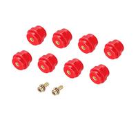 PATIKIL Isolateur 8pcs SM25 Haut-Force Polyester Entretoise Isolateurs avec M6 Vis pour Alimentation Distribution Cabinet