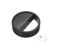 PATIKIL- Jardinière murale ronde en plastique, 1 pièce - 23cm Noir