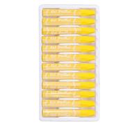 PATIKIL Jaune Pastels à l'Huile, 12Pcs Crayons à l'Huile Doux Bâton de Pastels Vibrants et Crémeux Fournitures d'Art pour Peinture, Dessin, Mélange de Graffitis pour Artistes Débutants