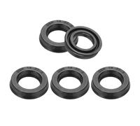 PATIKIL Joint D'étanchéité 14 x 22 x 5mm, 5 Pièces Joints À Lèvre Caoutchouc Nitrile Couverture Arbre Radial Rondelle Joint Pour Cylindre Automotive Car Engine Bouchon De Vidange, Noir