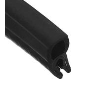 PATIKIL Joint D'Étanchéité De Porte 6.5FT, 10mm L x 20mm H EPDM Joint En Caoutchouc Pour Bordure De Porte Avec Bulbe Supérieur Adapté Pour Bords De 0.5mm À 2mm Pour Voitures Camions