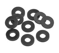 PATIKIL Joint Plat En Caoutchouc M10, Lot De 10, Diamètre Intérieur 10mm, Diamètre Extérieur 22mm, Épaisseur 3mm, Joint D'étanchéité Pour Robinet, Tuyau D'eau, Boulon, Noir