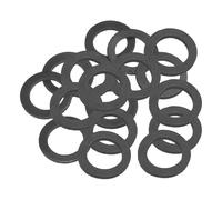 PATIKIL Joint Plat En Caoutchouc M16, Lot De 16, Diamètre Intérieur 16 mm, Diamètre Extérieur 24 mm, Épaisseur 2 mm, Joint D'étanchéité Espaceur Pour Robinet Tuyau Raccord Boulon, Noir