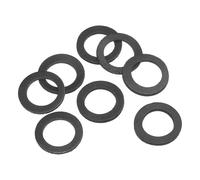 PATIKIL Joint Plat En Caoutchouc M16, Lot De 8, Diamètre Intérieur 16mm, Diamètre Extérieur 24mm, Épaisseur 2mm, Joint D’étanchéité Espaceur Pour Robinet, Tuyau, Raccord, Boulon, Noir