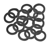 PATIKIL Joint Plat En Caoutchouc M20, Lot De 16, Diamètre Intérieur 20mm, Diamètre Extérieur 30mm, Épaisseur 3mm, Joint D'étanchéité Espaceur Pour Robinet Tuyau Raccordement Boulon, Noir