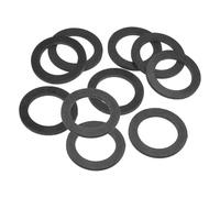 PATIKIL Joint Plat En Caoutchouc M31, Lot De 10, Diamètre Intérieur 31mm, Diamètre Extérieur 45mm, Épaisseur 3.5mm, Joint D'étanchéité Espaceur Pour Robinet Raccordement Boulon, Noir