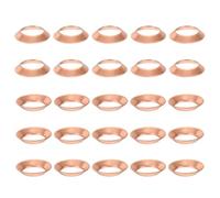 PATIKIL Joint Torique, 25 Pcs Pour 3/8" Tube Size 45 Degree Copper Flared Pipe Fittings Pour Air Conditioner Refrigeration Accessories