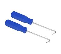 PATIKIL Joint Torique 90 Degré crochet 142mm, 2 pcs Huile Joint Précision Tournevis Extracteur Dissolvant Démontage Outil, Bleu