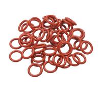 PATIKIL Joint Torique en Silicone 14x20x3mm (ID x OD x Largeur), 100PCS Joint d'Étanchéité Bocaux Remplacement pour Réparation Plomberie Valves Tuyaux Robinet Voiture Gaz, Rouge