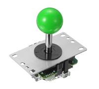 PATIKIL Joystick D'Arcade, 8 Directions 5A 12/14V Style Classique Solide Competition Long Manche Pour Arcade Game Machine Cabinet Pieces DIY, Green
