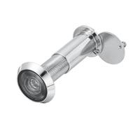 PATIKIL Judas de porte de 24 mm, en alliage de zinc, judas d'intimité à 200 degrés avec couvercle rotatif robuste, convient pour 4,5 cm à 7,4 cm pour la maison, le bureau, l'hôtel, argenté