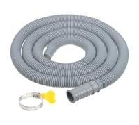 PATIKIL Kit De Drainage Pour Climatiseur 1.5 Metre, 1 Set Tuyau De Drainage Universel Pour AC Avec Collier Et Adaptateur En Caoutchouc Pour Mini-Split Window Portable AC Unit, Gris