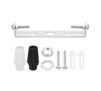 PATIKIL Kit de plaque de plafonnier de 95 mm, 1 ensemble de support de montage pour luminaire, barre transversale en acier pour suspension de maison, applique murale avec rondelle à vis, écrou, 2