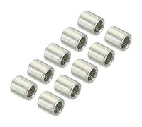 PATIKIL Lot de 10 écrous de réduction M14 vers M10 - 15 mm - Écrou de conversion fileté - Raccord de tuyau