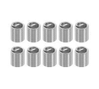 PATIKIL Lot de 10 inserts filetés hélicoïdaux en acier inoxydable 304 pour équipements mécaniques et réparations automobiles 1/2-13 UNC 2D 25,4 mm