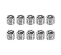 PATIKIL Lot de 10 inserts filetés hélicoïdaux en acier inoxydable 304 pour réparation d'équipements mécaniques et automobiles 1/2-13 UNC 1,5D 19,1 mm