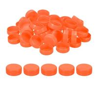 PATIKIL Lot de 100 bouchons intérieurs en plastique de 38 mm, bouchons à vis de rechange pour carafes de stockage, jus, eau, lait, orange