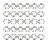 PATIKIL Lot de 100 rondelles plates en acier inoxydable 304, lot de 100 rondelles métalliques d'épaisseur M5 pour vis, boulons (5 x 9 x 1 mm)