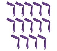 PATIKIL Lot de 14 Bandeaux élastiques de karaté Ninja réglables, Anti-Transpiration, pour Hommes et Femmes, Course à Pied, Tennis, Yoga, Violet foncé