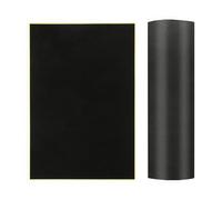 PATIKIL Lot de 2 feuilles de papier de gravure laser de 39 x 26 cm, papier couleur pour marquage laser à fibre et gravure sur métal, céramique, verre, noir