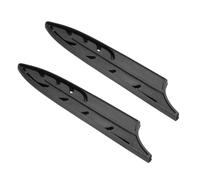 PATIKIL Lot De 2 Gaines De Protection De Couteau ABS Noir 13cm L | Pour Couteau Universel 5", Protège-Lame Universel Pour Couteau De Cuisine
