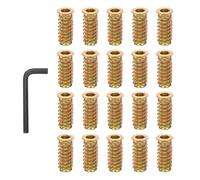 PATIKIL Lot de 20 écrous filetés M6 x 25 mm