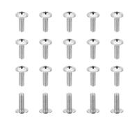 PATIKIL Lot de 20 vis à tête bombée 10#-32 x 5/8 - Vis à tête cruciforme en acier inoxydable UNC 304 pour appareils ménagers, meubles, ventilateur de plafond