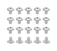 PATIKIL Lot de 20 vis à tête bombée 8#-32 x 1/4 - Vis à tête bombée à tête cruciforme en acier inoxydable UNC 304 pour appareils ménagers, meubles, pales de ventilateur de plafond