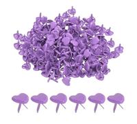 PATIKIL Lot de 200 attaches parisiennes en métal violet clair pour loisirs créatifs - 9 mm