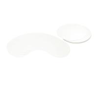 PATIKIL Lot de 25 Dessous de Verre Ronds en Papier Cartonné Épais de 15,2 Cm pour Projets de Bricolage, Décoration de Tableau d'Affichage en Classe, Blanc
