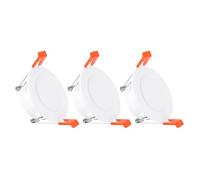 PATIKIL Lot de 3 plaques de plafond à ressort de 7,9 cm, garniture de lumière encastrée, panneau décoratif avec boucle, convient pour les ouvertures de plafond en verre à trou rond de 6,1 à 6,9 cm