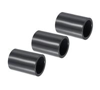 PATIKIL Lot de 3 raccords de tuyau UPVC de 2,5 cm avec prise programmée 80, connecteur d'adaptateur de couplage droit, gris