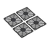 PATIKIL Lot de 4 filtres de ventilateur de 60 mm en plastique ABS pour grille d'aération de 60 x 60 mm, noir