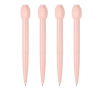 PATIKIL Lot de 4 stylos à bille amusants à encre gel noire de 0,5 mm pour répondre aux questions, choisissez ABCD Rotation décompression pour cadeau à vos amis Rose