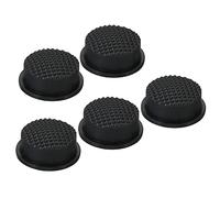 PATIKIL Lot de 5 capuchons d'interrupteur de lampe de poche LED de 1,5 cm, coque souple en silicone avec colonne intérieure pour lampes de poche électriques à bouton-poussoir, noir