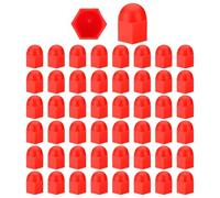 PATIKIL Lot de 50 cache-écrous hexagonaux, M20 x 30 x 37 mm, capuchons de protection en nylon pour vis, écrous, écrous