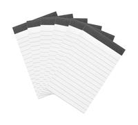 PATIKIL Lot de 6 blocs-notes lignés de 7,6 x 12,7 cm, 45 feuilles par petit bloc-notes, mini bloc-notes de poche pour le travail, les messages, le bureau, la liste de prise de notes quotidienne, blanc