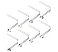 PATIKIL Lot de 8 boutons-pression à ressort en acier massif pour pagaie de kayak de 9,5 x 7,5 mm