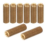 PATIKIL Lot de 8 écrous de réparation filetés en laiton, M6 x M4 x 20 mm mâle vers femelle, adaptateurs réducteurs de vis