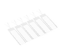 PATIKIL Loupe de Lecture avec Règle, 6 Pcs 3X Feuille d'Agrandissement Loupe de Page pour Faible Vision Personnes Lisant Livre, Magazine, Journal, Blanc