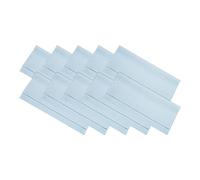 PATIKIL Lunettes Microfibre Nettoyage Tissu 6"x6", 10 Paquet Lunettes Nettoyage Tissu Doux Lingette Écran Tissu pour Caméra Lentille Lunettes Écrans en Individuel Vinyle Pochette, Bleu