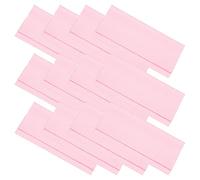 PATIKIL Lunettes Microfibre Nettoyage Tissu 6"x6", 12 Paquet Lunettes Nettoyage Tissu Doux Suede Lingette Écran Tissu pour Caméra Lentille Écrans en Individuel Vinyle Pochette, Rose