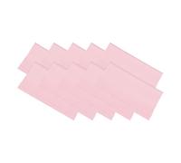 PATIKIL Lunettes Microfibre Nettoyage Tissu 7"x6", 10 Paquet Lunettes Nettoyage Tissu Doux Lingette Écran Tissu pour Caméra Lentille Lunettes Écrans en Individuel Vinyle Pochette, Rose
