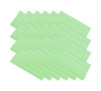 PATIKIL Lunettes Microfibre Nettoyage Tissu 7"x6", 24 Paquet Nettoyage Tissu Doux Suede Lingette Écran Tissu pour Caméra Lentille Lunettes Écrans en Individuel Vinyle Pochette, Vert