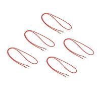 PATIKIL Lunettes Sangle, 5 Paquet Réglable Oeil Lunettes Support Chaînes String Sécurité Cordon lunettes soleil Lunettes Attache pour Homme Femme, Orange