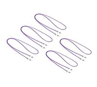 PATIKIL Lunettes Sangle, 5 Paquet Réglable Oeil Lunettes Support Chaînes String Sécurité Cordon lunettes soleil Lunettes Attache pour Homme Femme, Clair Violet