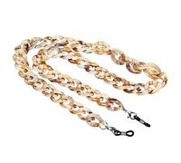 PATIKIL Lunettes Sangle, Réglable Oeil Lunettes Porte Chaînes Ficelle Sécurité Cordon lunettes soleil Lunettes Serre-fil pour Homme Femme, Marron