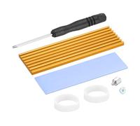 PATIKIL M.2 2280 Nvme SSD Kit De Dissipateur Thermique 70x22x3mm, Dissipateur Thermique pour Mémoire D'Ordinateur Portable, Radiateur De Froid en Cuivre pour Portable, Ton Cuivré